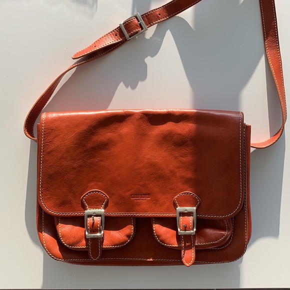 Claudio Iacovelli Handbags - Genuine Italian Leather Satchel/Messenger Bag
